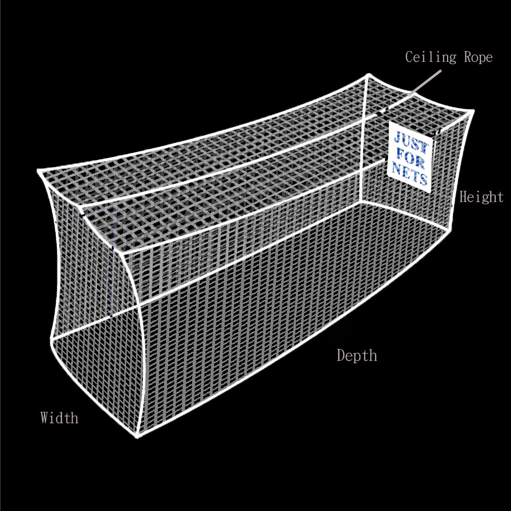 Heavy Duty Bird Netting 50 ft. x 100 ft. Commercial Grade Bird Control 3/4  Inch Knotted Mesh